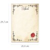 Pusteblume Grusskarten 20 Sheets Certificate Paper Vintage Style with Printed