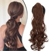 Dcbaboo Ponytail Extension, Ponytail Hairpiece, Braid Extensions, Wavy Long, 60