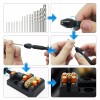 Cahuczlhoz 60Pc Mini Micro Hand Drill Bits Set Small Manual