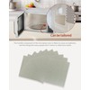 YQBOOM 10 PCS Waveguide Cover, Universal Mica Sheet for Microwave