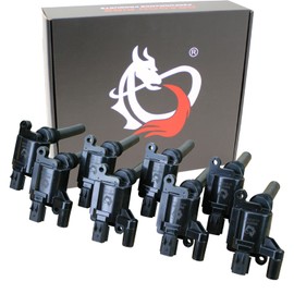 AIP Electronics Dragon FIRE Performance Power Pack Ignition Coils Ser Compatible with 2003-2005 Dodge Durango Ram 1500 2500 3500 5.7L V8 Replaces 56028394AD 56028394AB 56028394AC OEM Fit DFC1025-8
