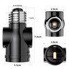 Aiwode E26 Base 1 Light Dual Socket E26 Socket +