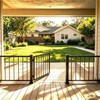 48" W x 36" H Outdoor Deck Railing Kit, Black