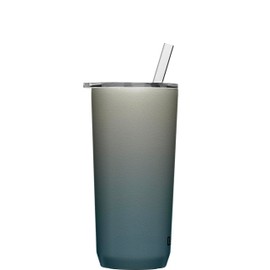 Camelbak Products Horizon Straw Tumbler, Insulated Stainless Steel, 20oz, Silver Mint Mountain