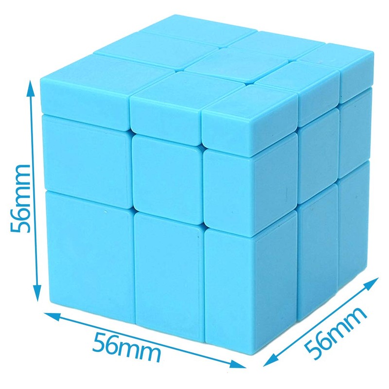 TANCH SS Mirror Speed Cube 3x3 Stickless Dysmorphism Magic Cube