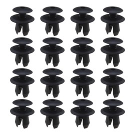 eMagTech 50Pcs Trim Panel Lining Clips Replacement 70186729901 701867299 Compatible with VW T4 T5 Car Trim Clamps Door Panel Clips Black