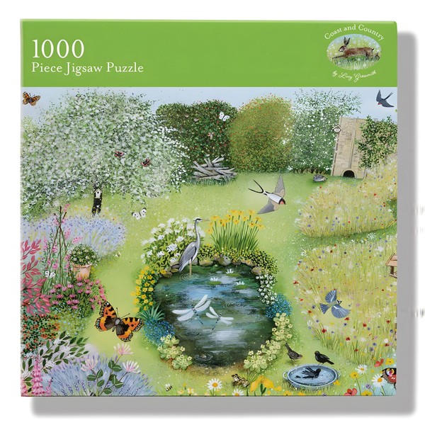 1000 Piece Jigsaw Puzzle - 'Wildlife Garden' Artistic Design by