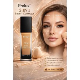 Base Maquillaje Prolux 2 En 1 Foundation Concealer