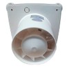 Masterfan Extractor de Aire Deco Led 4" color Blanco
