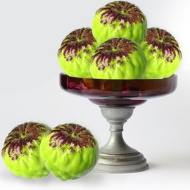 Tuxiaobu Fake Sugar Apple, 6 Pcs Faux Plastic Sugar Apples, Artificial Fruit Decoration