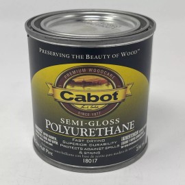 Valspar Cabot 18017 Premium Woodcare, Semi Gloss, Polyurethane 1/2 Pint
