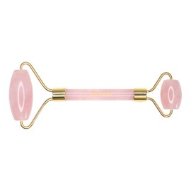 glowiest Rose Quartz Roller for Face, Eye and Neck: Facial Massager -100% Natural Rose Quartz | Lymphatic Drainage | Improving Fine Lines