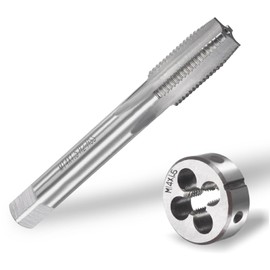 Tap, M14 x 1.5 mm Tap and Die Set, Round Tap, Metric Tap Set, Machine Tap, Tap Set for Thread Cutting Repairing, 1 Set
