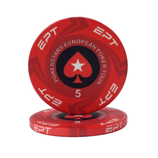 EPT Poker Chips Set of 25 ($5)
