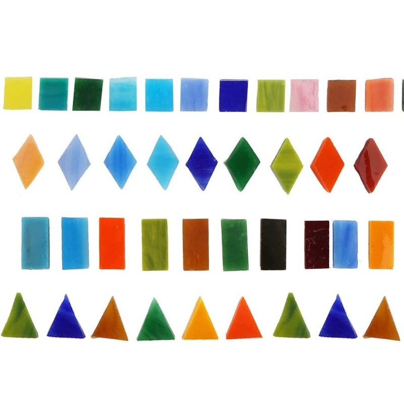 CarAngels Glass Mosaic Tiles Stained Glass DIY Home Decor Handmade