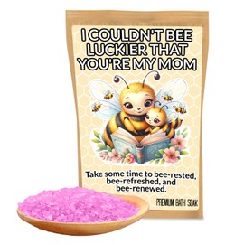 Couldn’t Bee Luckier Bath Soak for Moms Rest Refresh Renew Womens Relaxation Gifts for Mothers from Kids, Rose