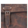 The Skandinavian Brand Women's Leather Backpack Mixed Colours 30 Brown,
