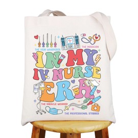 G2TUP IV Nurse Tote Bag Infusion Nursing Gifts Intravenous Therapy Registered Nurse Gift Picc Nurses Shoulder Bag (IV Nurse TG CA)