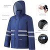 Rain Suits, High Visibility Reflective Safety Jacket, Lightweight Rain Gear,