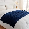 LINENOVA Fleece Throw Blanket for Couch, Sofa, Bed, Soft Lightweight