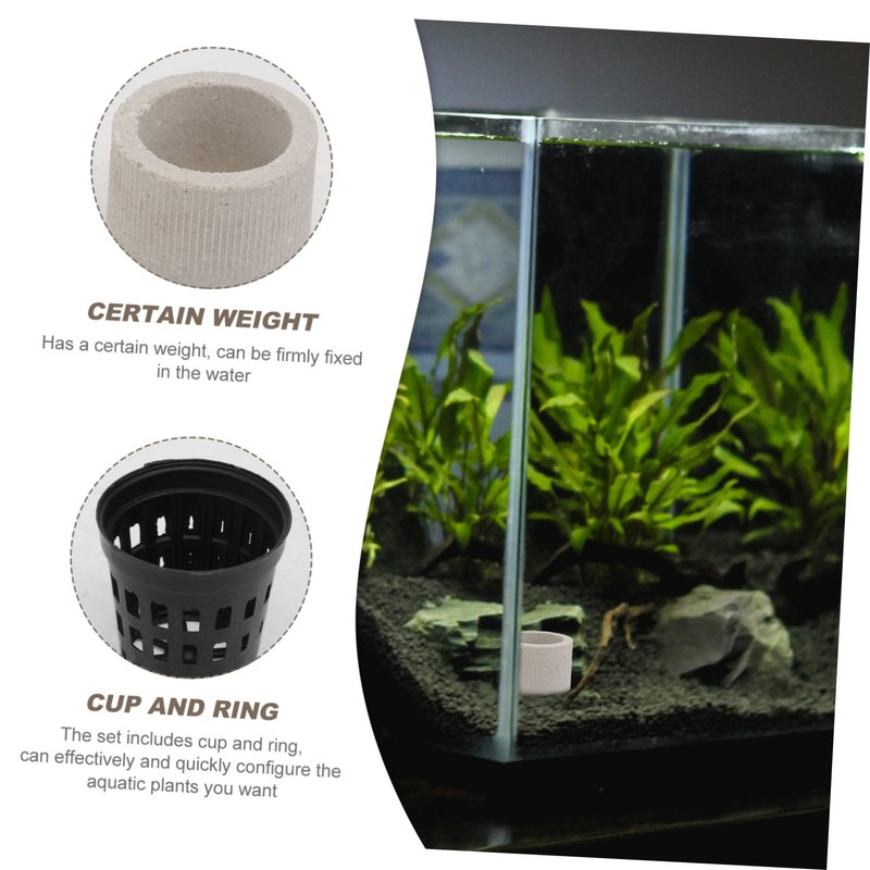 Outanaya 15pcs Water Plant Fixing Ring Set Includes Breathing Rings