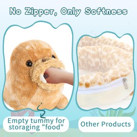 MaoGoLan 5 Pack Walrus Stuffed Animal 18inch Large Walrus Plush Toy for Kids, Mommy and Babies Stuffed Animal Bulk Small Stuffed Animal Bundle, Fun Gifts for Christmas, Birthday