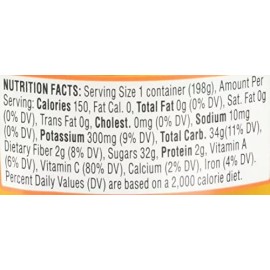 Dole Sliced Peach in 100% Juice, 7-Ounce Cups [Pack of 12]