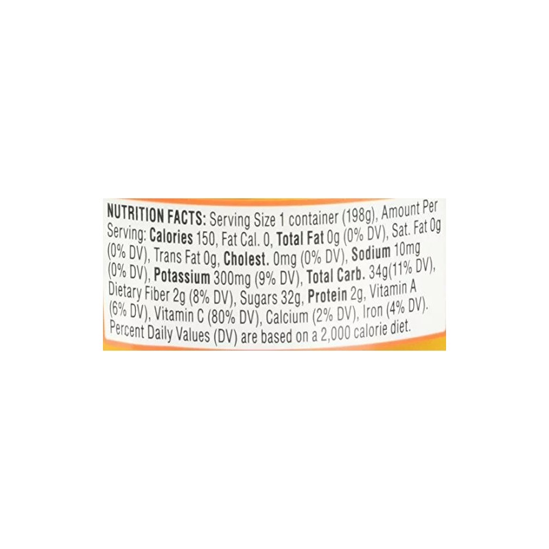 Dole Sliced Peach in 100% Juice, 7-Ounce Cups [Pack of