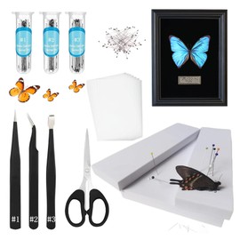 New 2025 Insect Preparation Kit, Classroom Insect Preparation Kit, Includes EVA Table, Insect Pins, Tweezers, Insect Display Case 7x9in