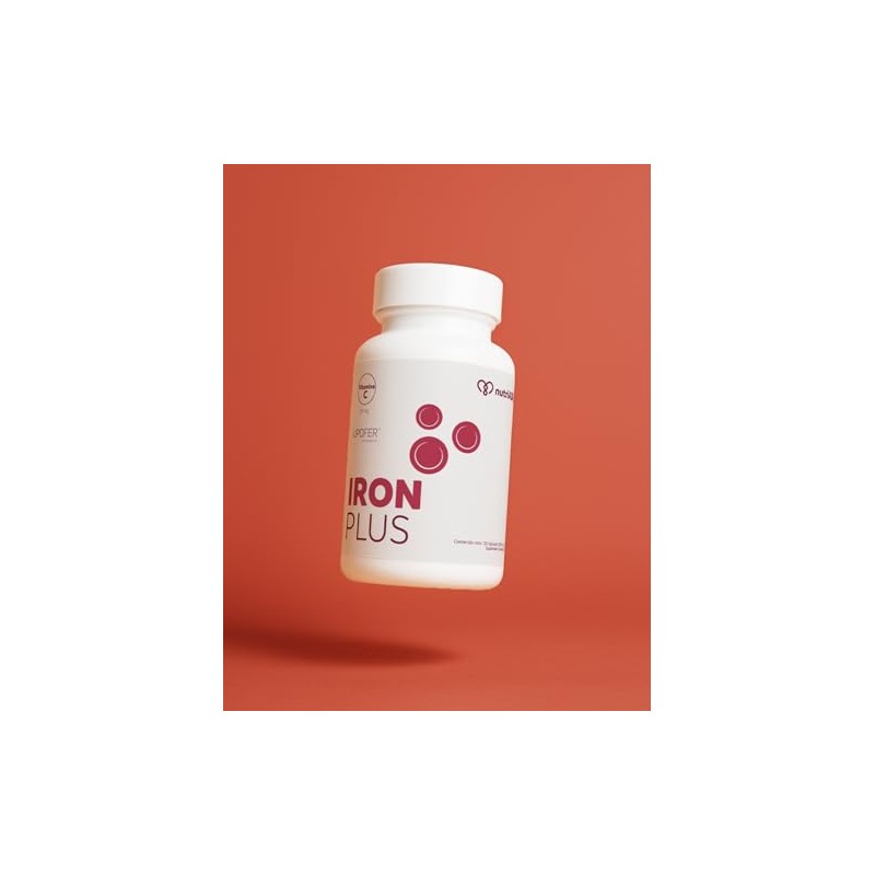 Iron Plus Nutriadn Suplemento Hierro Alta Absorción 450 Lipofer Vitamina
