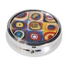 Fridolin Wassily Kandinsky Colour Study Round Metal Pill Box 6