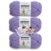 Bernat Baby Blanket Yarn - 3 Pack with Patterns -
