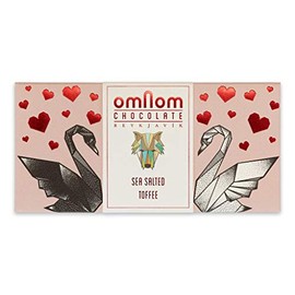OmNom Toffee + Sea Salt | Icelandic Bean To Bar Chocolate by OMNOM CHOCOLATE REYKJAVIK | 1 x 60g Bar
