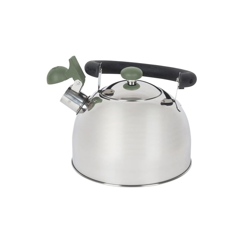 Bo-Camp Camping Wasserkocher Trend 2 Flötenkessel Teekessel Edelstahl 2,5 L