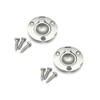 JY-MARINE 2 Inch Round Flush Ring Pull Handles Stainless Steel