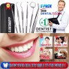 Unbranded Professional Dental Hygiene Cleaning Kit Stainless Steel Tooth Scraper