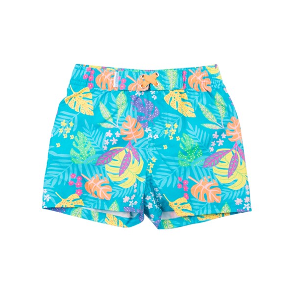 RUGGEDBUTTS Boys UPF50+ Sun Protection Fruits & Florals Swim Trunks