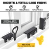 Erogeen Window Locks, 4 Sets Sliding Window Locks with Key