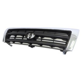 Perfit Liner New Replacement Parts Front Chrome Dark Argent Grille Compatible With TOYOTA 97-00 Tacoma Pickup Truck 2WD 4WD Fits TO1200213 5310004100