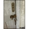 TERF® 225mm X 70mm Antique Solid Brass Fancy Finger Plate