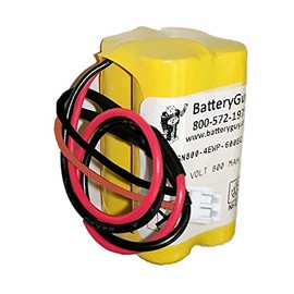 BatteryGuy 4.8V 900mAh Nickel Cadmium Battery - BGN800-4EWP-PR600EC (Rechargeable)