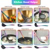 Silicone Kitchen Utensils Set for Cooking, 17pcs Cooking Utensils Set