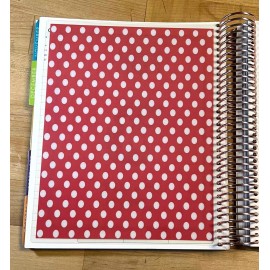 Handmade *For FOX Sake* Two-Sided Dashboard for use w/ Erin Condren Life Planner-