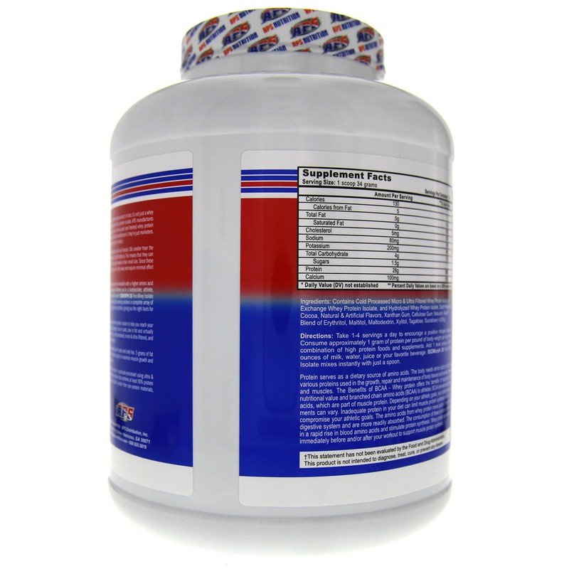 APS Nutrition Isomorph 28, Chocolate Milkshake, 5 Pound