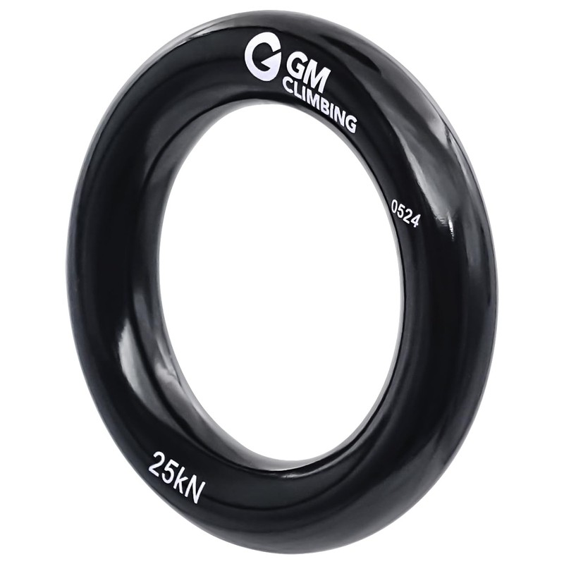 GM CLIMBING 1pcs 25kN Aluminum Lapel Ring Climbing Friction Saver