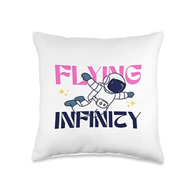 Flying Infinity Throw Pillow