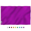 ANLEY Fly Breeze 3x5 Foot Solid Purple Flag - Vivid