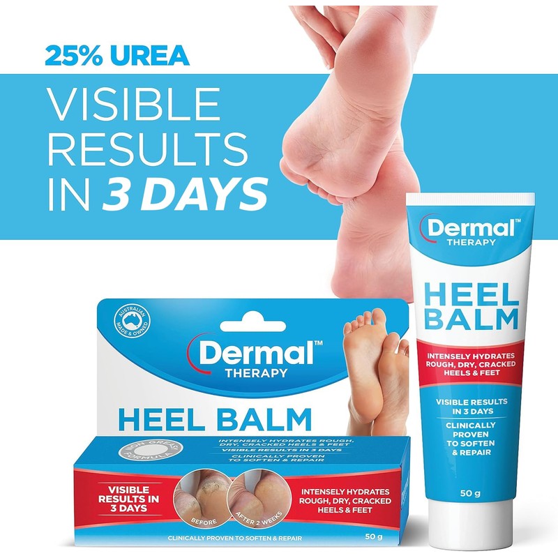 Dermal Therapy Heel Balm | Hydrates Rough, Dry, Cracked Heels