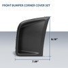 Left & Right Front Bumper Corner Cover Set Compatible with