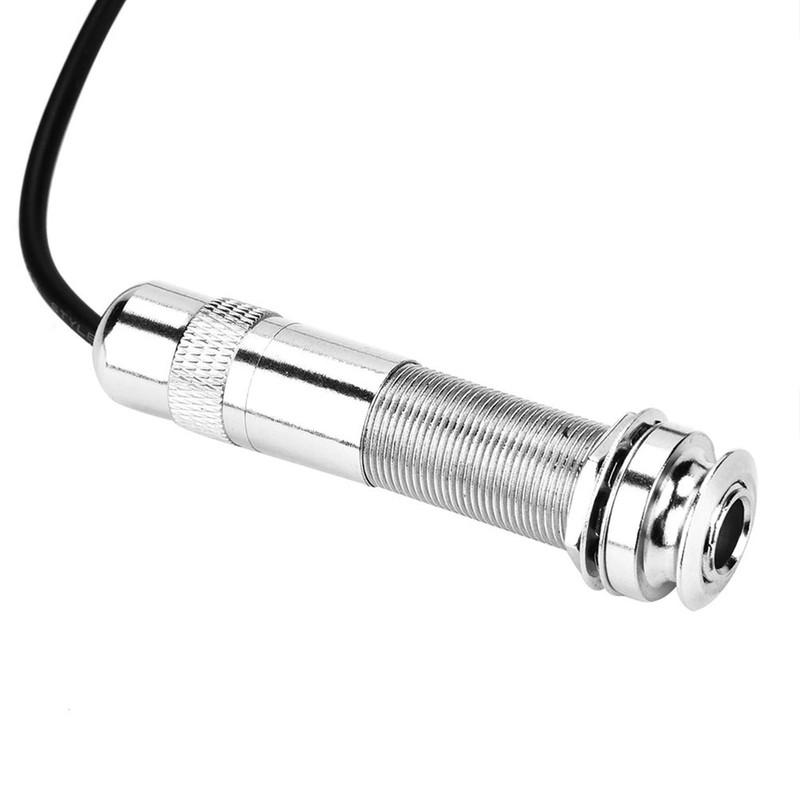 Self adhesive Piezo Transducer Microphone Pickup with Endpin Jack for